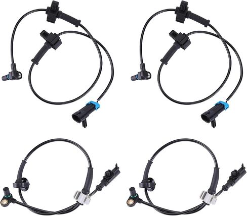 4PCS ABS Speed Sensor Front Rear Left & Right 20938121 10384745 15872664 20763148 Compatible for Chevy Silverado 1500 GM-C Sierra 1500 in Saudi Arabia