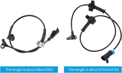 4PCS ABS Speed Sensor Front Rear Left & Right 20938121 10384745 15872664 20763148 Compatible for Chevy Silverado 1500 GM-C Sierra 1500 in Saudi Arabia