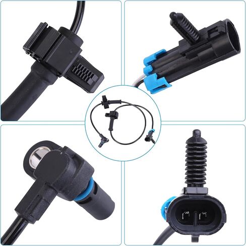 4PCS ABS Speed Sensor Front Rear Left & Right 20938121 10384745 15872664 20763148 Compatible for Chevy Silverado 1500 GM-C Sierra 1500 in Saudi Arabia