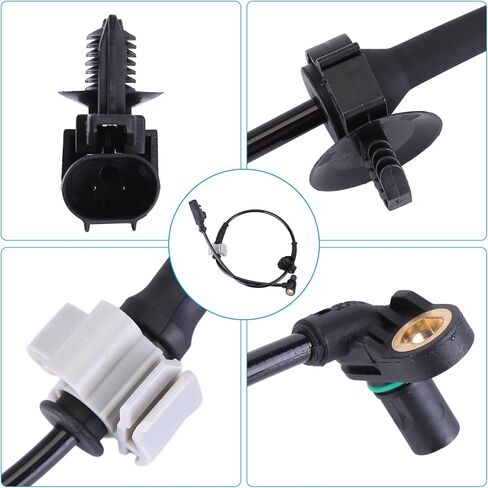 4PCS ABS Speed Sensor Front Rear Left & Right 20938121 10384745 15872664 20763148 Compatible for Chevy Silverado 1500 GM-C Sierra 1500 in Saudi Arabia