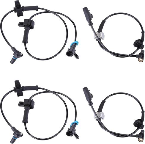 4PCS ABS Speed Sensor Front Rear Left & Right 20938121 10384745 15872664 20763148 Compatible for Chevy Silverado 1500 GM-C Sierra 1500 in Saudi Arabia