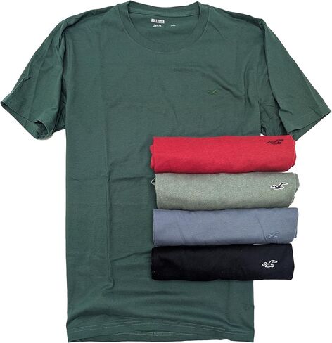 Hollister California Men's Must-Have Short Sleeve Graphic T-Shirt 4-/5-/7-Pack in Kuwait