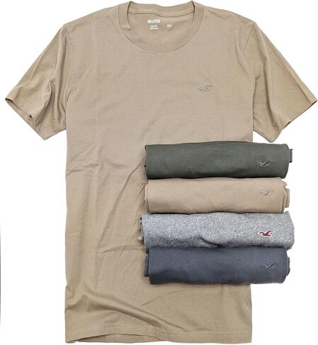 Hollister California Men's Must-Have Short Sleeve Graphic T-Shirt 4-/5-/7-Pack in Kuwait