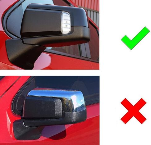 iJDMTOY Black-Out Smoked Lens Xenon White Quad-Row Full LED Strips Side Mirror Marker/Clearance Lamps Compatible With 2019-up Chevy Silverado GMC Sierra 1500 in Saudi Arabia