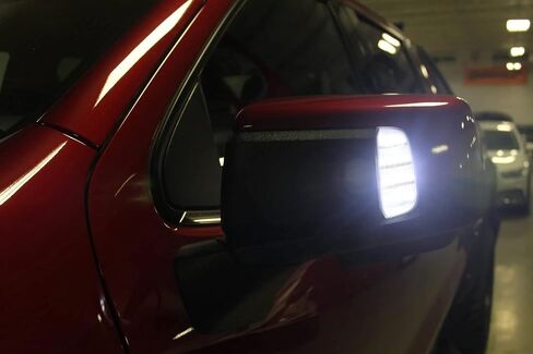 iJDMTOY Black-Out Smoked Lens Xenon White Quad-Row Full LED Strips Side Mirror Marker/Clearance Lamps Compatible With 2019-up Chevy Silverado GMC Sierra 1500 in Saudi Arabia