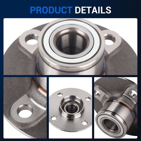 Autoround Pair 512303 Rear Wheel Bearing Hub Assembly fit for Nissan Sentra 2000 2001 2002 2003 2004 2005 2006, Non-ABS in Saudi Arabia
