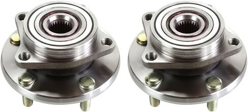 Autoshack Front Wheel Hub زوج من 2 سائق ومسافر من جانب الركاب لكرايسلر سيبرنج دودج أفنغر ستراتوس إيجل تالون 1995-2005 ميتسوبيشي Eclipse 1999-2009 Galant 5-Lug HB613159PR in Saudi Arabia