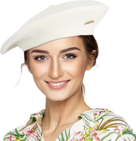 ساتان بطانة القبعات الصوف الكلاسيكية القبعات للنساء رجل الرسام قبعة القبعات الفرنسية لرجل امرأة دافئة winte. in Kuwait