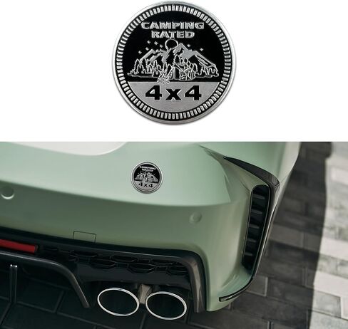شارة الكبرياء المصنفة بالسيارة ، شارات شارة السيارات ، شارة السيارات المعدنية 4 × 4 ، إكسسوارات تزيين السيارات ثلاثية الأبعاد شارات السيارات المعدنية الشارات العالمية لشاحنات المركبات سيارات الدفع الرباعي (مصنفة على الشاطئ) in Saudi Arabia