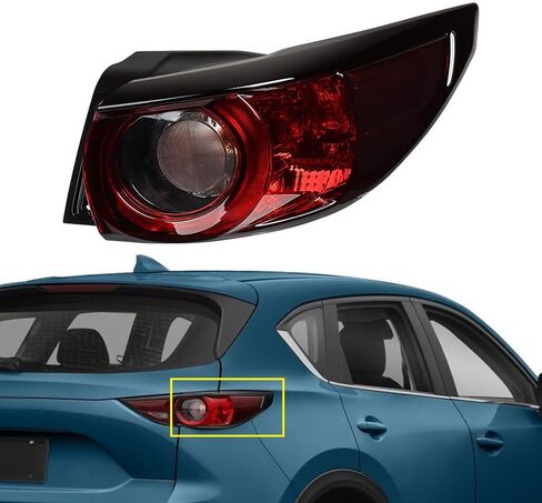 Astra Depot Right Brake Stop Tail Light Turn Signal Lamp Compatible for 2017-2021 Mazda CX5 CX-5 Passenger Side Taillamp KB8A51150 MA2805125 11-9005-00 in Saudi Arabia