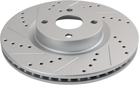 TRQ Front Brake Pad & Rotor Kit Premium G-Coated Ceramic Compatible with 2017-2020 Fiat 124 Spider 2016-2019 Mazda MX-5 Miata in Saudi Arabia