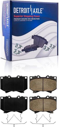 Detroit Axle - مجموعة الفرامل الأمامية لـ 01-03 Toyota Sequoia TUNDRA حفر ومقاطع فرامل محفورة 2001 2002 in Saudi Arabia
