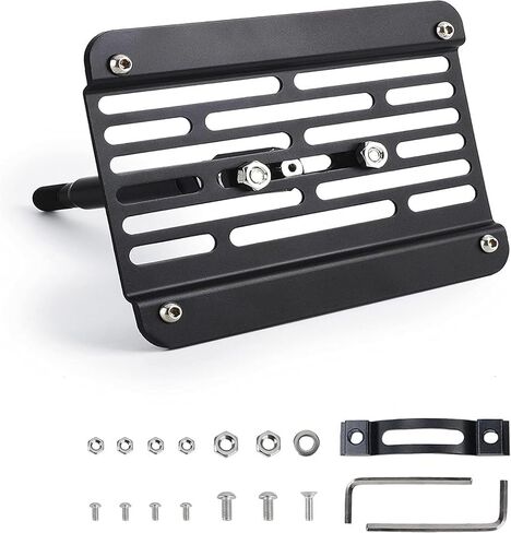 الصمام الأمامي سحب لوحة رخصة رخصة Mount Bracket Bracket for Volkswagen VW Golf GTI Jetta 05-10 Jetta Sportwagon 11-14 EOS لـ Audi TT MK2 Stains Steel No Drill Holder in Kuwait