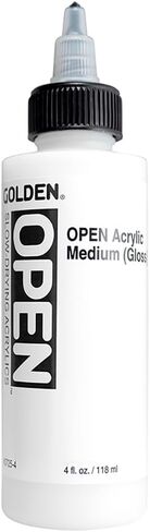 OPEN Slow-Drying Acrylics by GOLDEN, Acrylic Medium (Gloss), 4 fl oz. in Saudi Arabia
