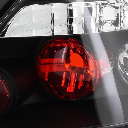 SPEC-D TUNING Black Smoke Tail Lights Compatible with 2006-2011 Honda Civic Coupe 2 Door, Left + Right Pair Assembly in Saudi Arabia