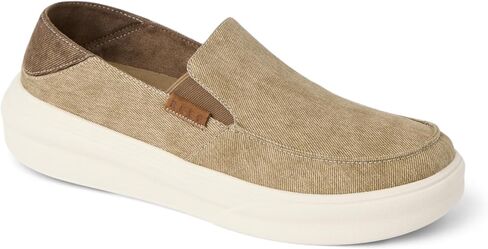 حذاء Swellsole Pacific للرجال ، قماش مغسول متين ، سرير قدم خفيف ، وسادة ناعمة ، تان ، 9.5 in Kuwait