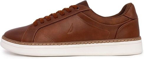 أحذية Nautica للرجال غير الرسمية للأزياء-أحذية المشي ذات الدانتيل ذات التنس المنخفضة مع نعل راحة ونعل مطاطي متين in Kuwait