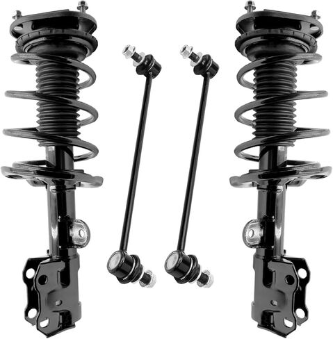 Detroit Axle - 4pc Struts Sway Sway Sway for 2014-2017 Lexus CT200H [Base] ، اثنين من الدعامات الكاملة مع الربيع 2 Sway Bar Links 2015 2016 Stempension Kit in Saudi Arabia