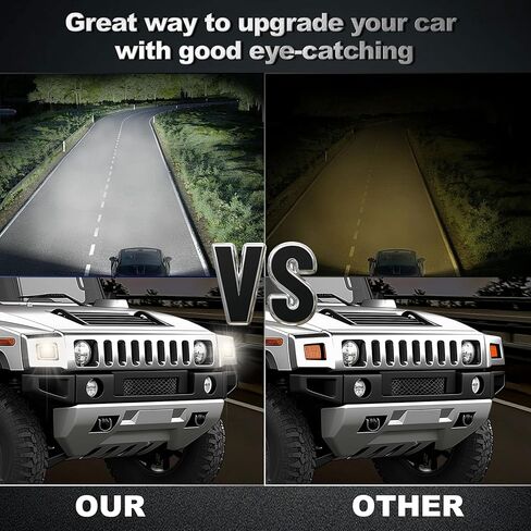 HECASA LED Turn Signal Light Lamp Compatible with 03-09 Hummer H2 Base Amber Parking Cornering Lamps Right & Left Side Clear Lens Chrome Housing in Saudi Arabia