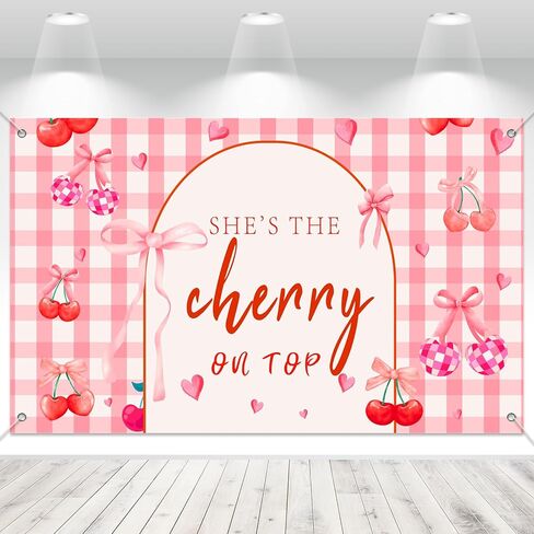 6x3.6 Ft Martini Pink Bow Party Decor Backdrop,A Tiny Bit Older Birthday Decor,Martini Bar Birthday Party Decor for Coquette Birthday Decorations in Saudi Arabia
