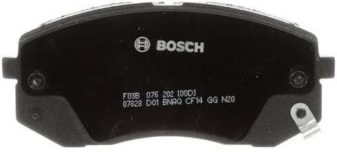 BOSCH BC1855 مجموعة فرامل القرص السيراميك الممتازة الهادئة - متوافقة مع مختار Hyundai Elantra GT ، Kona ، Sonata ، Veloster ؛ Kia Optima ، Seltos ، Soul EV ؛ أمام in Kuwait