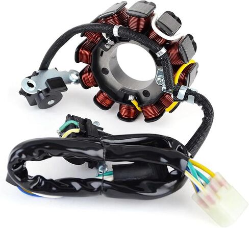 Magneto Ignition Coil لـ CRF250 لـ CRF250R لـ CRF 250 R 250R 2004-2012 2013 2014 2015 2015 2017 2018 2019 2020 Stator Stator STATOR STATOR COYPLE STATOR COOL STATER (2004-2009) in Kuwait