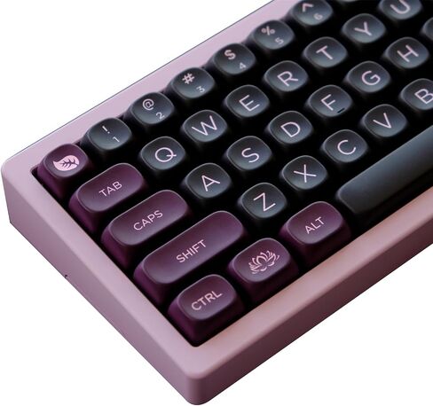 MOA Profile PBT Keycaps 60 Percent, 150 Keys Custom Dye Sublimation ANSI Layout Keycaps Set Compatiable for Cherry MX Switch Mechanical Keyboard in Saudi Arabia