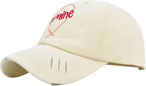 Be Mine Hat for Mens Washed Distressed Baseball Caps Classic Washed Hiking Hat Quick Dry in Saudi Arabia