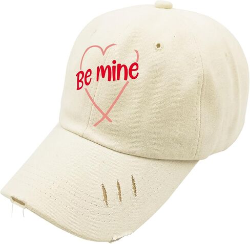 Be Mine Hat for Mens Washed Distressed Baseball Caps Classic Washed Hiking Hat Quick Dry in Saudi Arabia