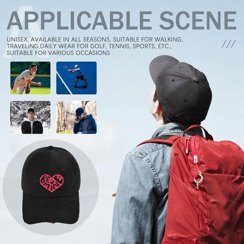 Be Mine Valentines Day Hat for Mens Washed Distressed Baseball Cap Vintage Washed Running Hat Breathable in Kuwait