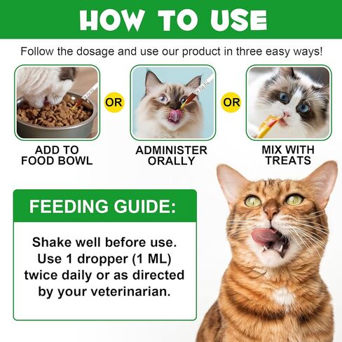 Urinary Tract for Cats, Natural Cat Urinary Tract Drops - Supports Bladder, Kidney Stone & Dog UTI Relief, Cranberry Kidney Bladder Drops, Herbal Supplement for Cats, Chicken Flavor - 60 ml / 2.02oz in Kuwait