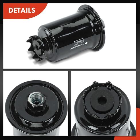 مرشح الوقود A-premium متوافق مع Toyota Camry 1992-1994/2000-2001 ، Corolla 1987 ، Celica ، Solara & Lexus ES300 1992-1994 & Dodge Avenger 1995 & Mitsubishi Mirage 1988-1989/1991-1996 & Chrysler in Saudi Arabia