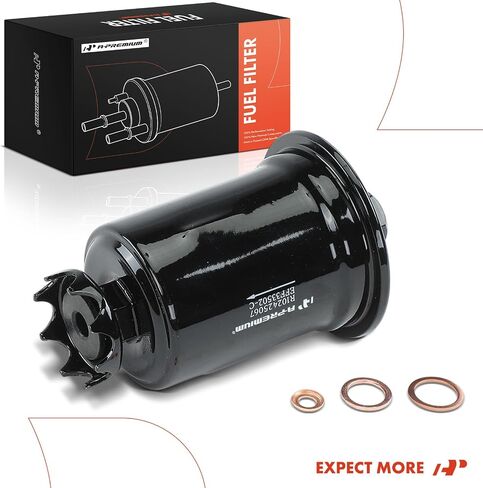 مرشح الوقود A-premium متوافق مع Toyota Camry 1992-1994/2000-2001 ، Corolla 1987 ، Celica ، Solara & Lexus ES300 1992-1994 & Dodge Avenger 1995 & Mitsubishi Mirage 1988-1989/1991-1996 & Chrysler in Saudi Arabia