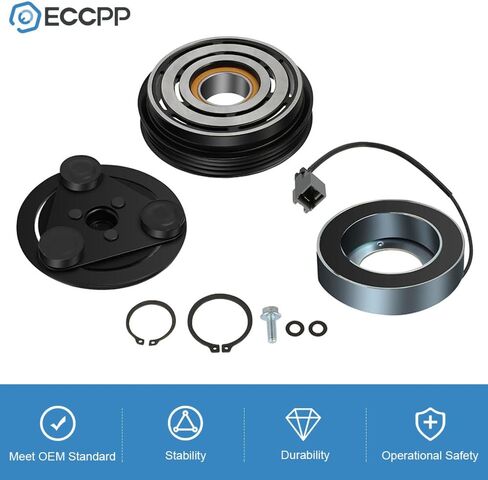 ECCPP A/C قابض الضاغط 2005 مناسب لـ Saab 9-2X 2.0L 2002-2007 مناسب لسوبارو امبريزا 2.5L التيار المتناوب قابض الضاغط مجموعة تجميع بكرة لفائف in Saudi Arabia