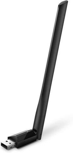 TP-Link BE6200 Tri-Band Wi-Fi 7 Wireless USB 3.0 Adapter Archer TBE401UH | WiFi Adapter for Desktop PC | Supports Windows 11,10 | 2 x High Gain Antennas | 6GHz, 4K-QAM, 160MHz, WPA3 | Secure by Design in Saudi Arabia