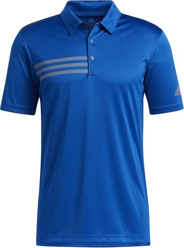 Adidas 3-Stripes Chest Sport Shirt 4XL Collegiate Royal/ Grey Three in Saudi Arabia