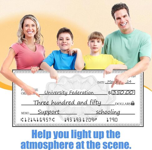 30 "× 16" لوحة محو جافة عملاقة - فحص فارغ كبير القابل لإعادة الاستخدام للعروض التقديمية وجمع التبرعات وأحداث التبرعات الخيرية - الدعامة الكبيرة لتصوير الصور الفوتوغرافية in Kuwait