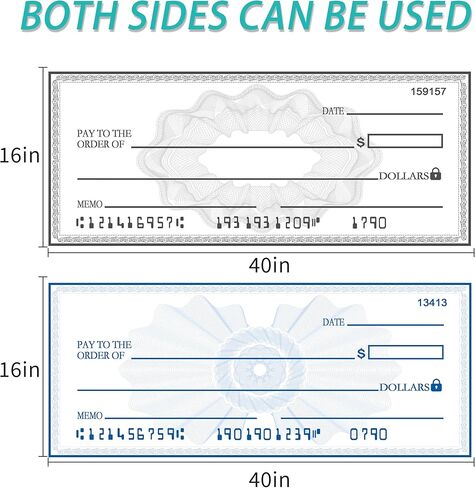 30 "× 16" لوحة محو جافة عملاقة - فحص فارغ كبير القابل لإعادة الاستخدام للعروض التقديمية وجمع التبرعات وأحداث التبرعات الخيرية - الدعامة الكبيرة لتصوير الصور الفوتوغرافية in Kuwait