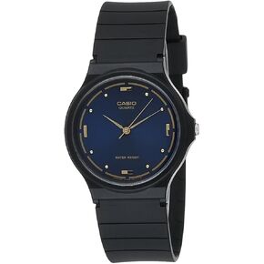 Casio Men's MQ76-2A Black Resin Quartz Watch with Blue Dial in Saudi Arabia