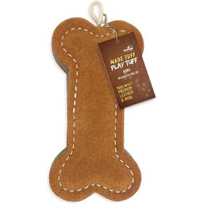 Cowboy Boot - Leather Dog Toys for Aggressive Chewers | Extra Thick Wool & Natural Dog Toys for Chewing Exercise & Dental Health | Durable Dog Chew Toy for Large Dogs in Kuwait