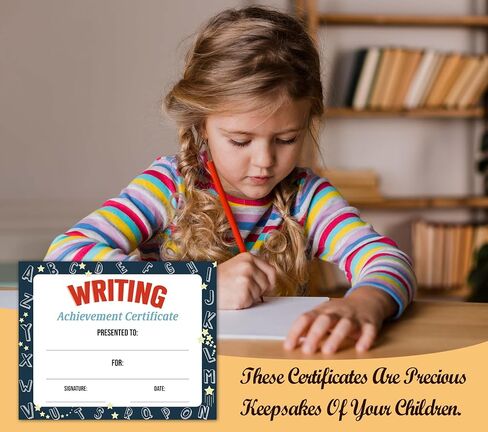 Reading Achievement Certificate, 25 Pcs Certificate of Achievement for Reading, Reading Achievement Recognition Certificate, School Classroom Supplies for Kids Students, 39 in Saudi Arabia