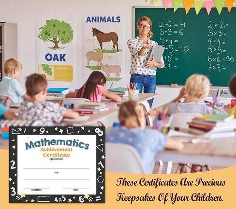 Reading Achievement Certificate, 25 Pcs Certificate of Achievement for Reading, Reading Achievement Recognition Certificate, School Classroom Supplies for Kids Students, 39 in Saudi Arabia