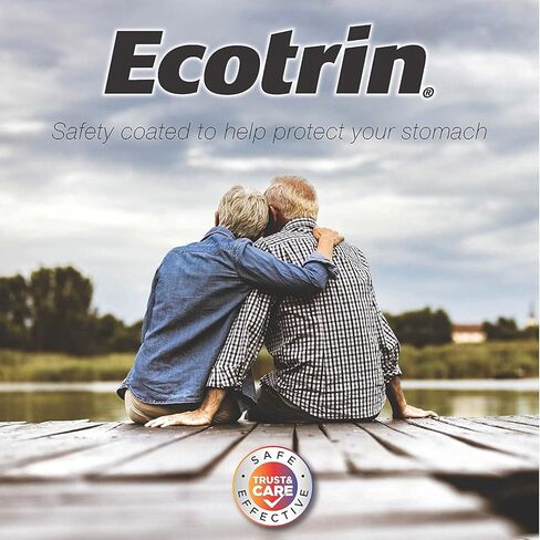 Ecotrin منخفضة القوة السلامة المغلفة الأسبرين ، NSAID 81mg ، 45 العد in Kuwait
