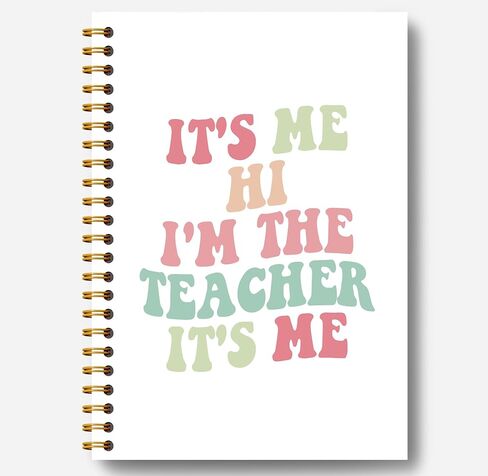 Guymn Trendy Teacher Notebook, Teacher Appreciation Gifts Journal, Best Teachers Gifts for Women Journal, Happy 100 Day of School Hardcover Spiral Notebooks 5.5x8.3 Inch in Saudi Arabia