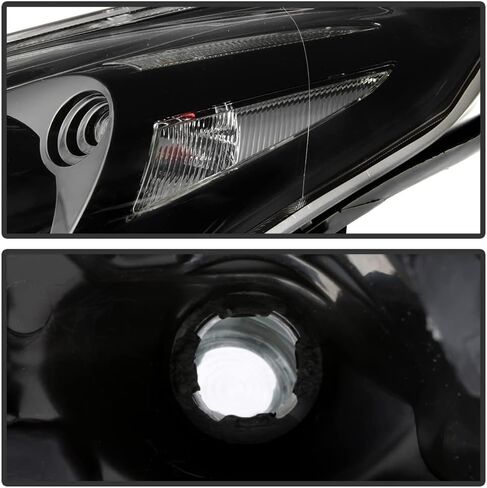 ACANII - For [HID/Xenon Model] 2010-2013 Infiniti G37 / 11-12 G25 Sedan Black Projector Headlights Headlamps Left+Right in Saudi Arabia