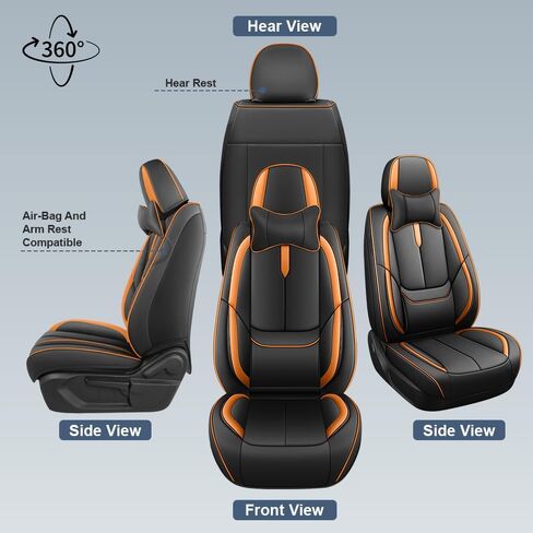 تناسب أغطية مقاعد GMC Acadia 2007-2025 ، أغطية مقعد السيارات الجلدية Nappa لـ GMC Acadia ، واقي مضاد للماء ، ومكافحة ، وسهلة النظيف (مجموعة كاملة ، بيج كوبي) in Kuwait