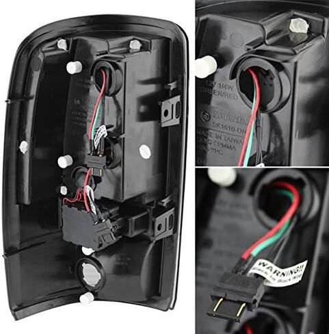Akkon - لـ 00-06 Suburban Taho Yukon Yukon Denali Red Clear LED LED LIGH in Saudi Arabia