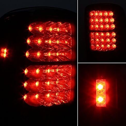 Akkon - لـ 00-06 Suburban Taho Yukon Yukon Denali Red Clear LED LED LIGH in Saudi Arabia