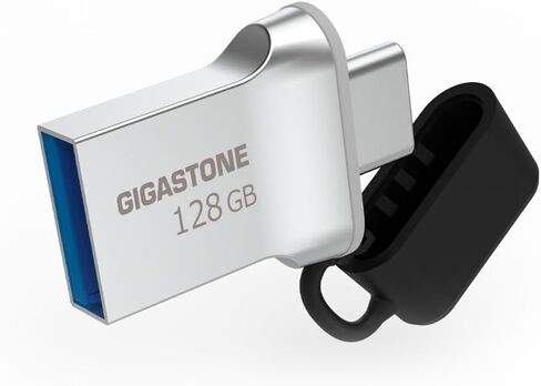 Gigastone Z50 128GB 5-Pack 2-in-1 Dual OTG Flash Drive USB 3.2 Gen 1 ، USB-A و USB-C ، عصا الذاكرة المعدنية ، أداء موثوق به ودائم ، USB 2.0 / USB 3.0 / USB 3.1 واجهة متوافقة in Kuwait