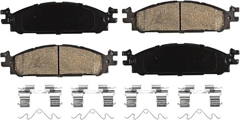 Detroit Axle - Front Brake Kit for Ford Explorer Taurus Flex Lincoln MKS MKT Disc Brake Rotors Ceramic Brakes Pads Replacement - [12.80" inch Rotors] in Saudi Arabia